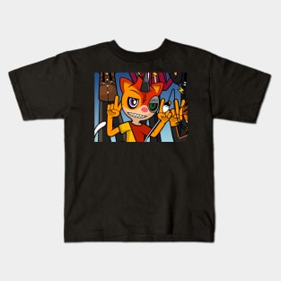 Oskar the Cyborg Squirrel Kids T-Shirt